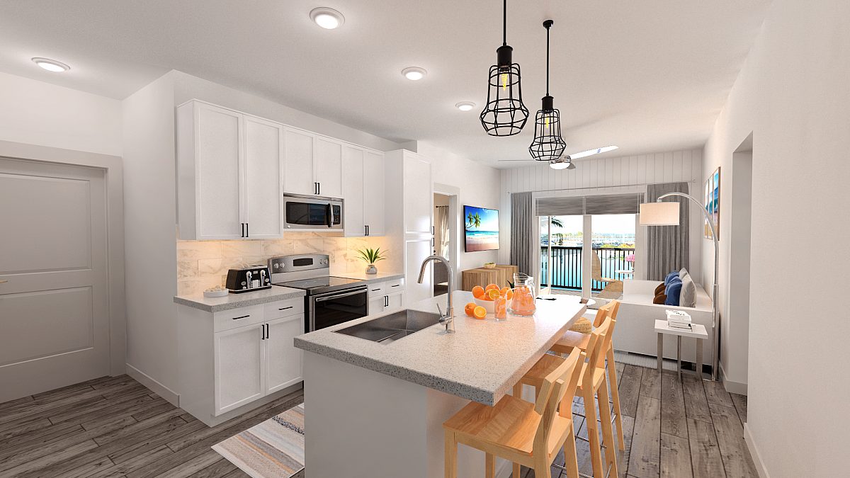 Panama Flats Modern Kitchen